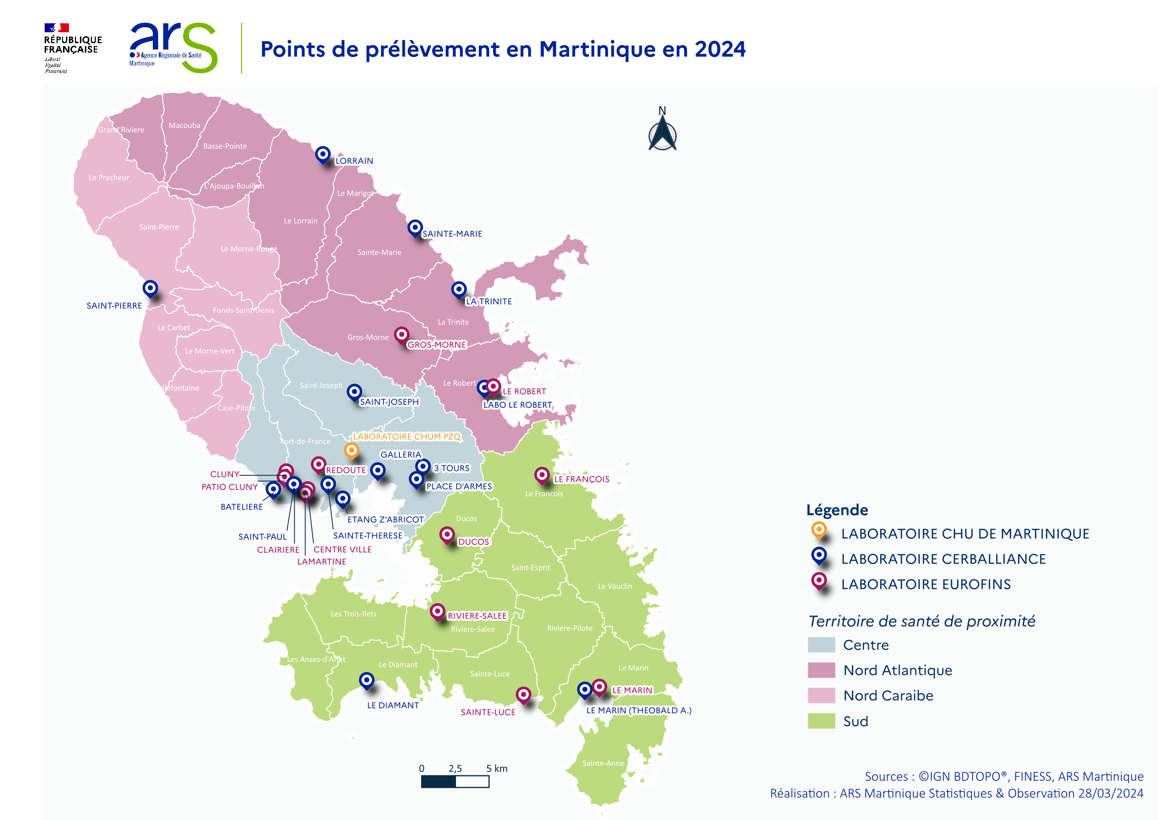 Laboratoires d'analyses médicales - 2024